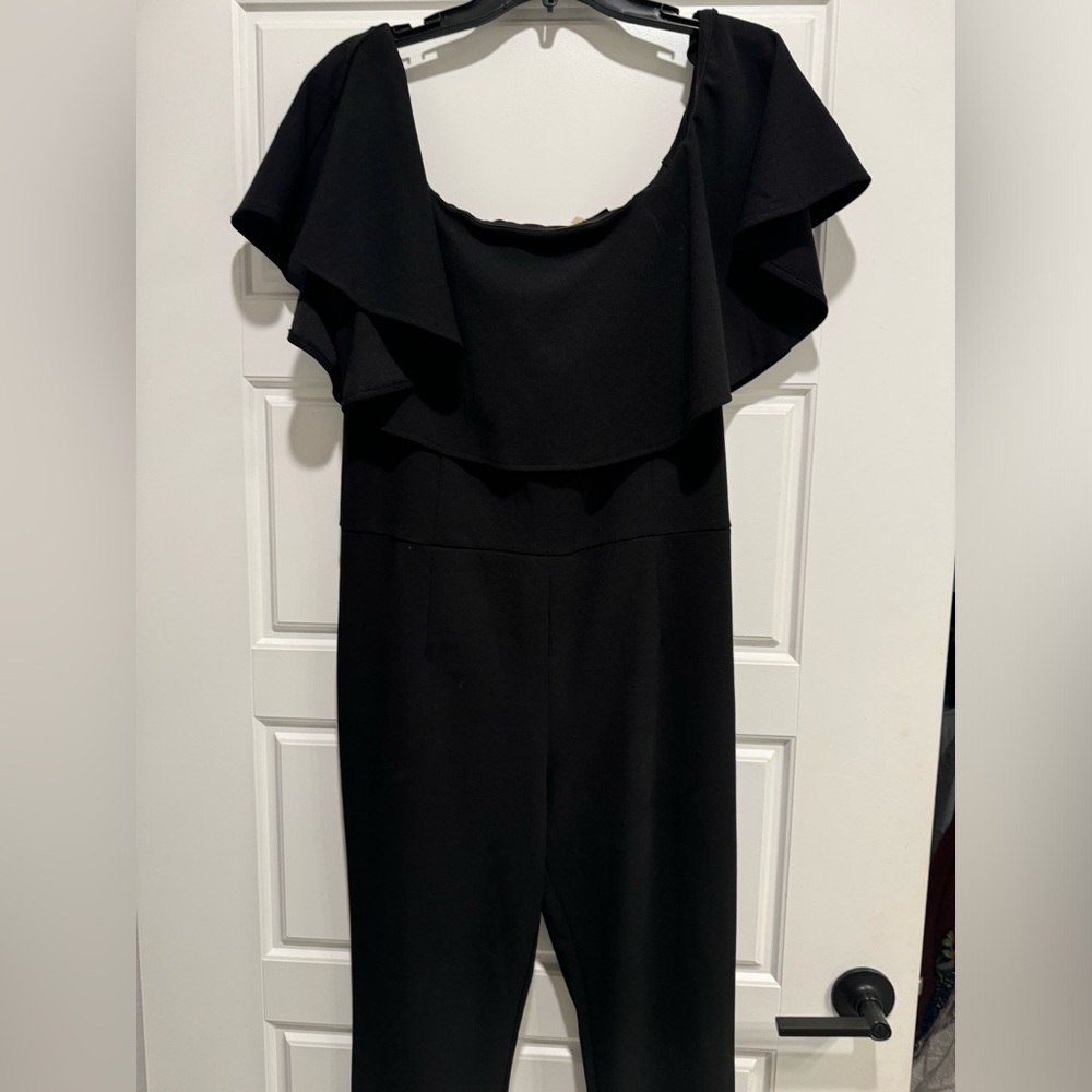 Sugar lips off the shoulder jumpsuit